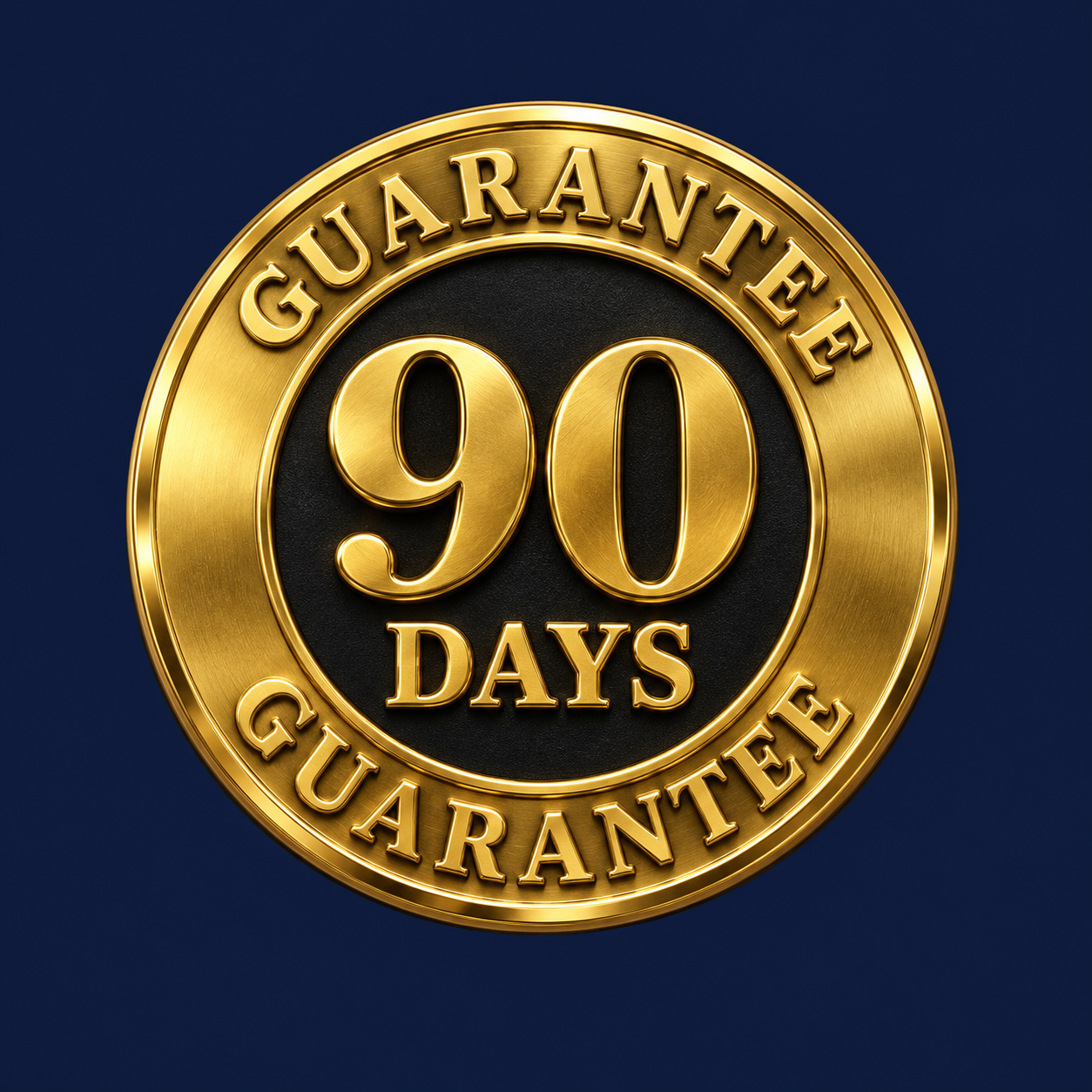 90-day guarantee seal